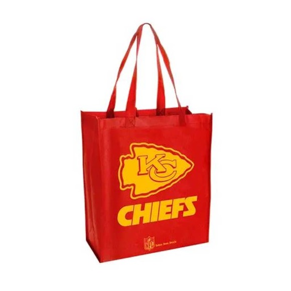 FOCO NFL Kansas City Chiefs Printed Reusable Grocery Tote Bag - Picture 1 of 3